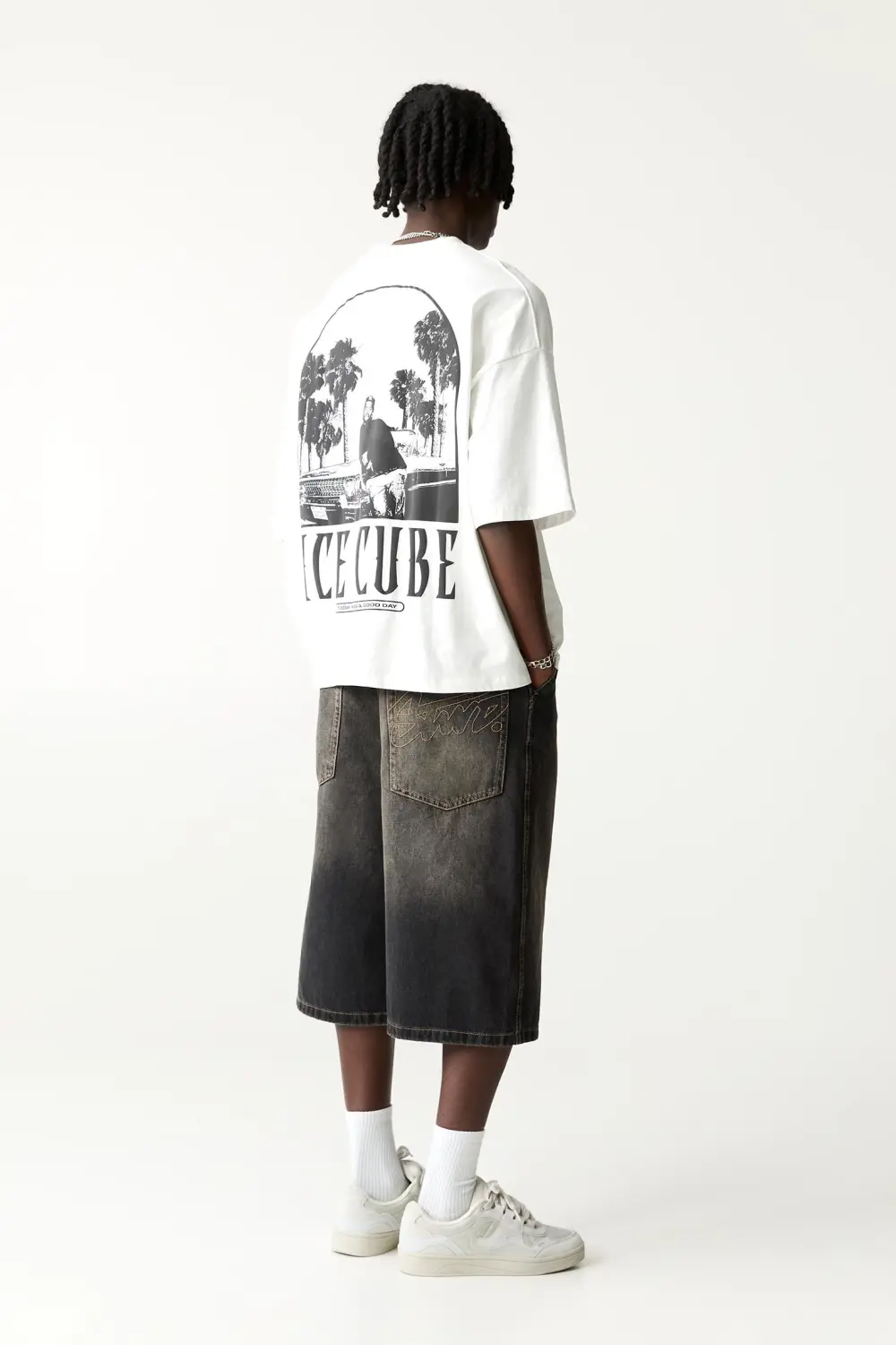 “Ice Cube” white T-shirt