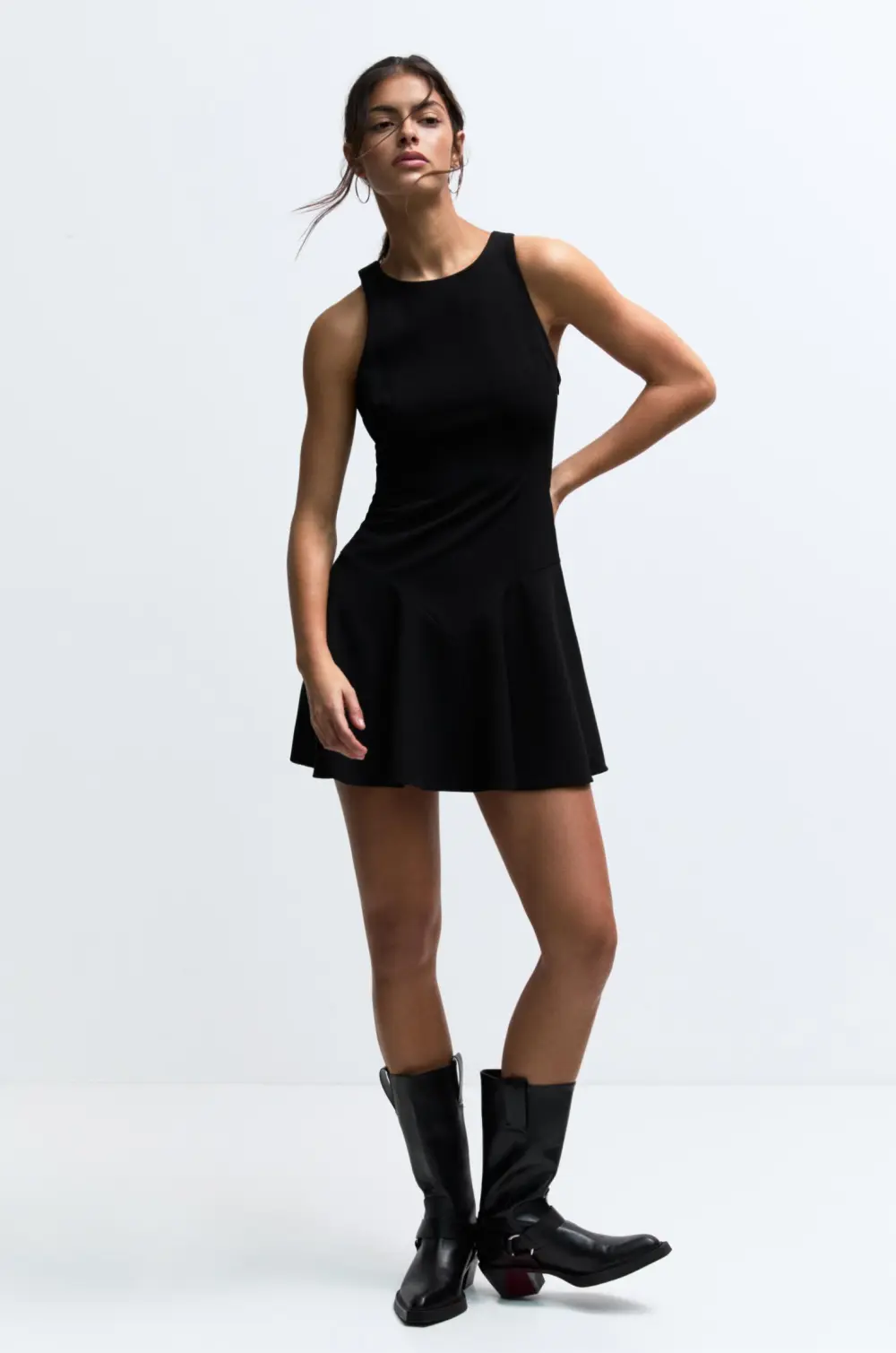 Vestido corto bailarina