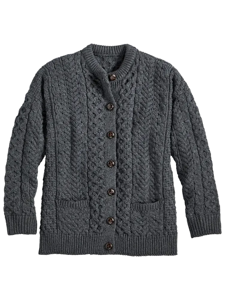 Women's Irish Wool Timeless Cardigan