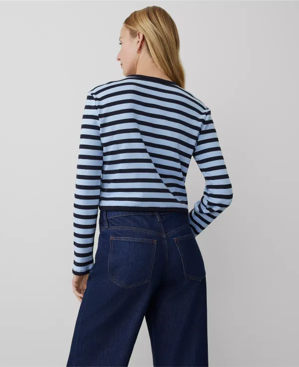 Striped Rounded Lady Jacket