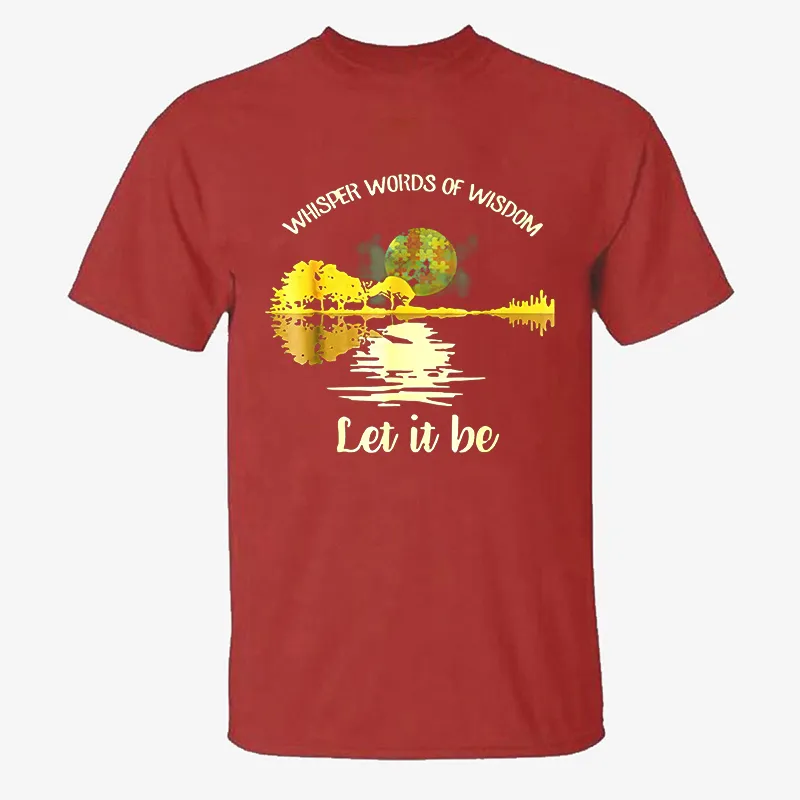 Whisper Words Of Wisdom Printed Men's T-shirt