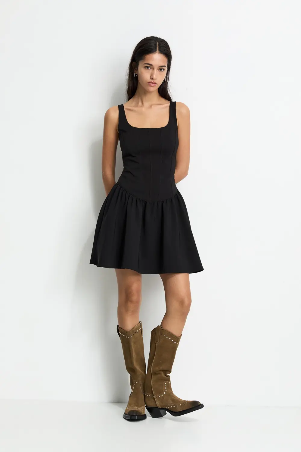 Vestido corto corsetero