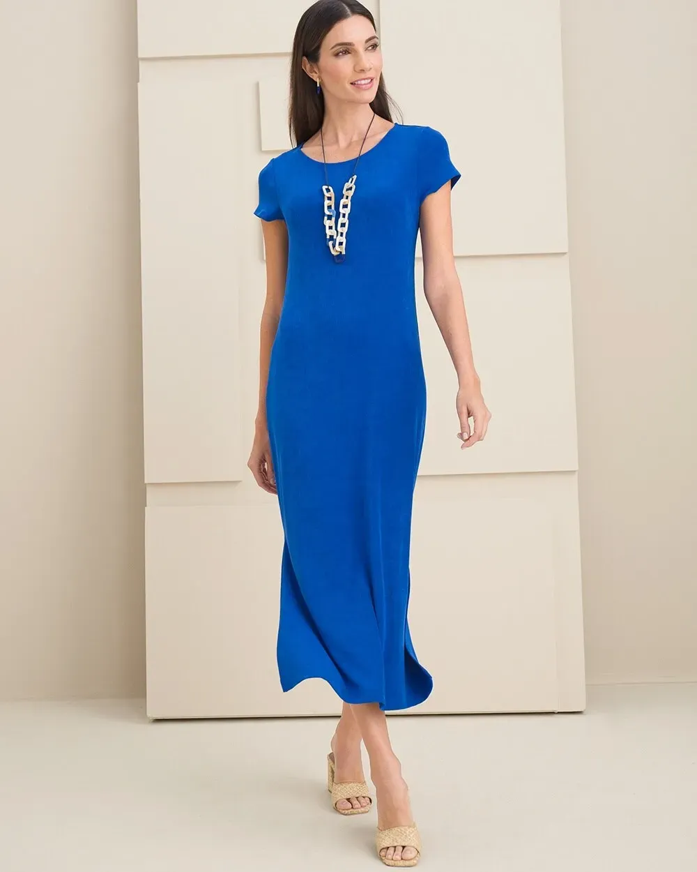 Travelers Classic Short Sleeve Maxi Dress