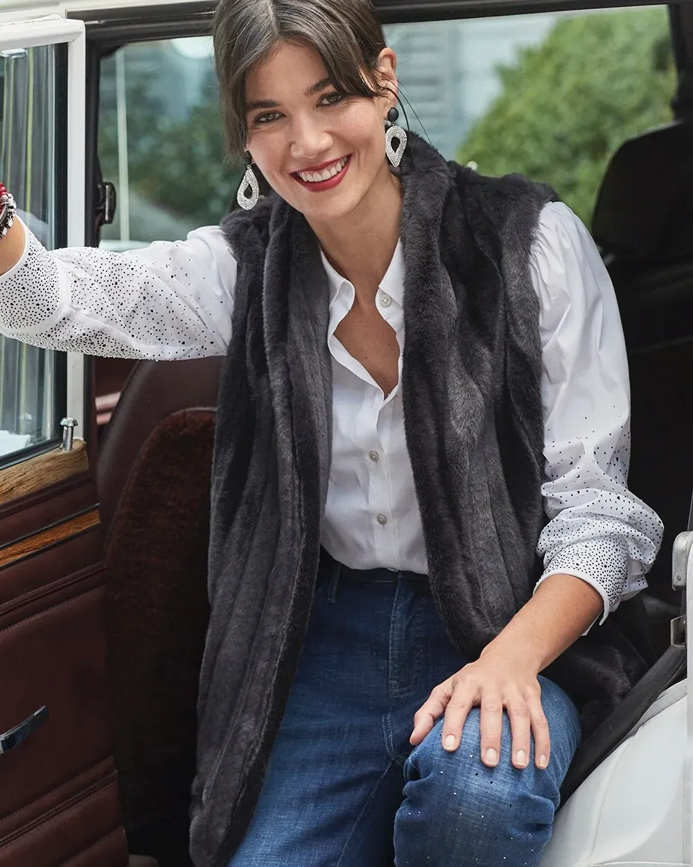 Faux Fur Vest