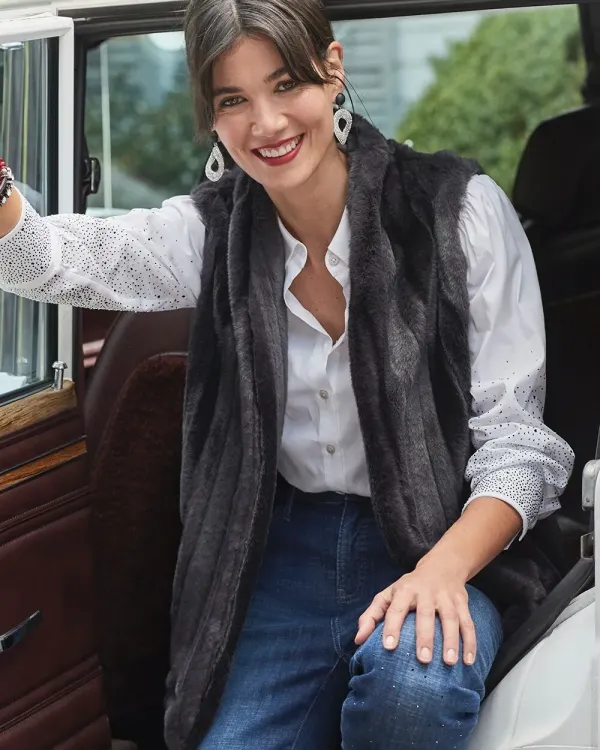 Faux Fur Vest