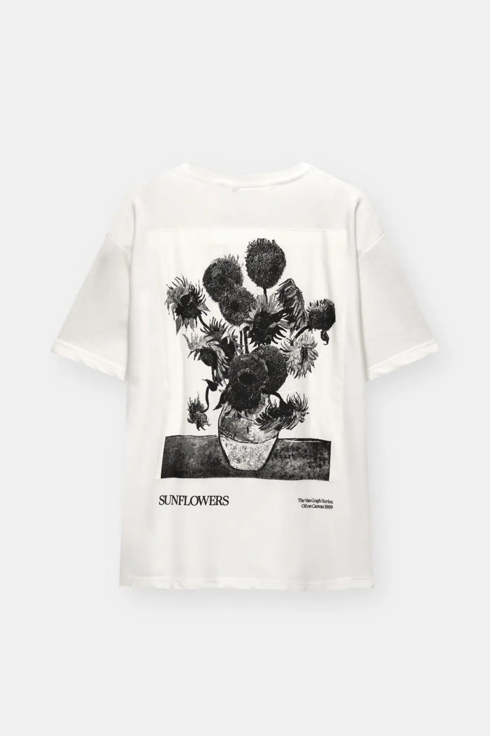 Short sleeve Van Gogh Sunflowers sweatshirt