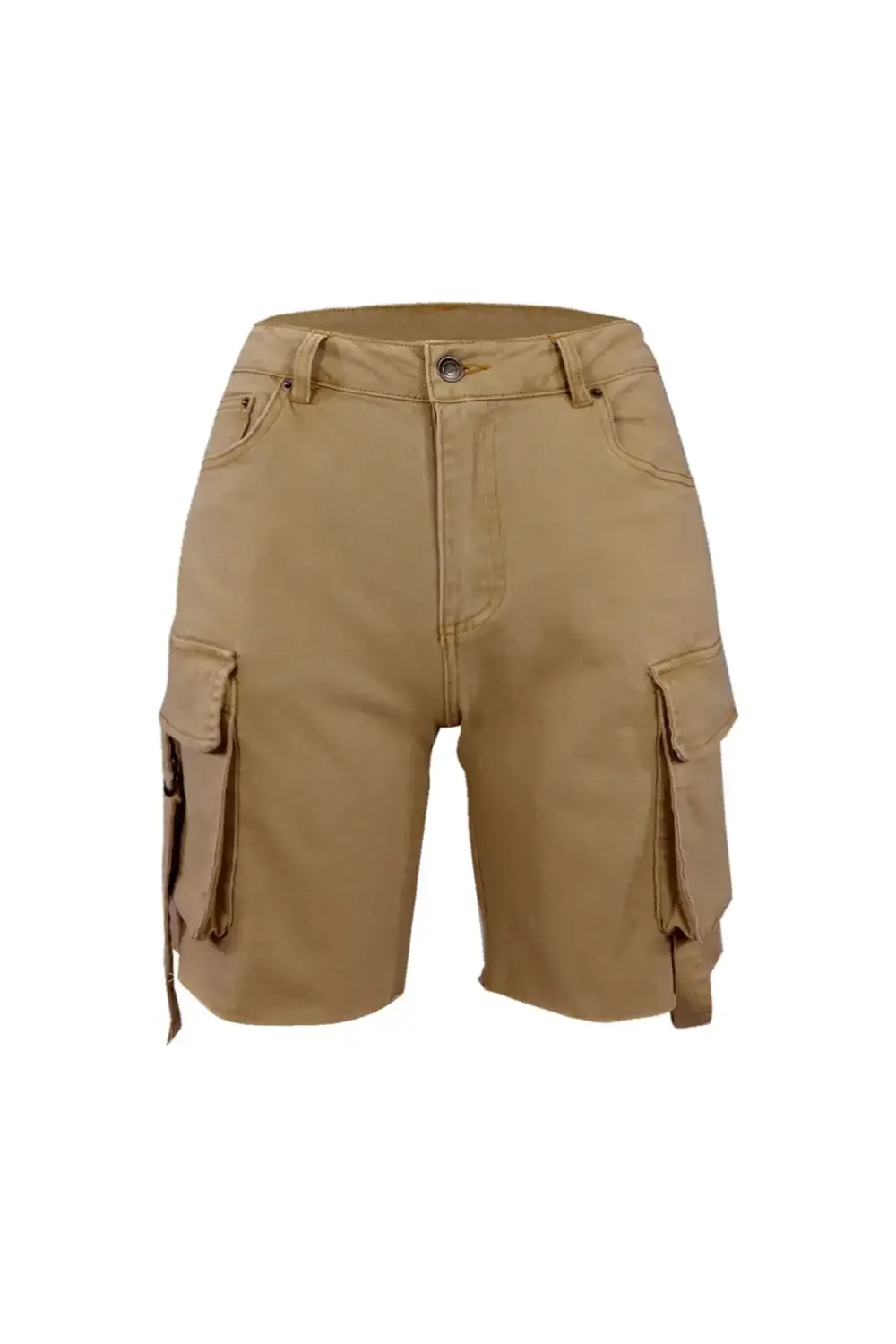 Left And Right Cargo Bermuda Shorts