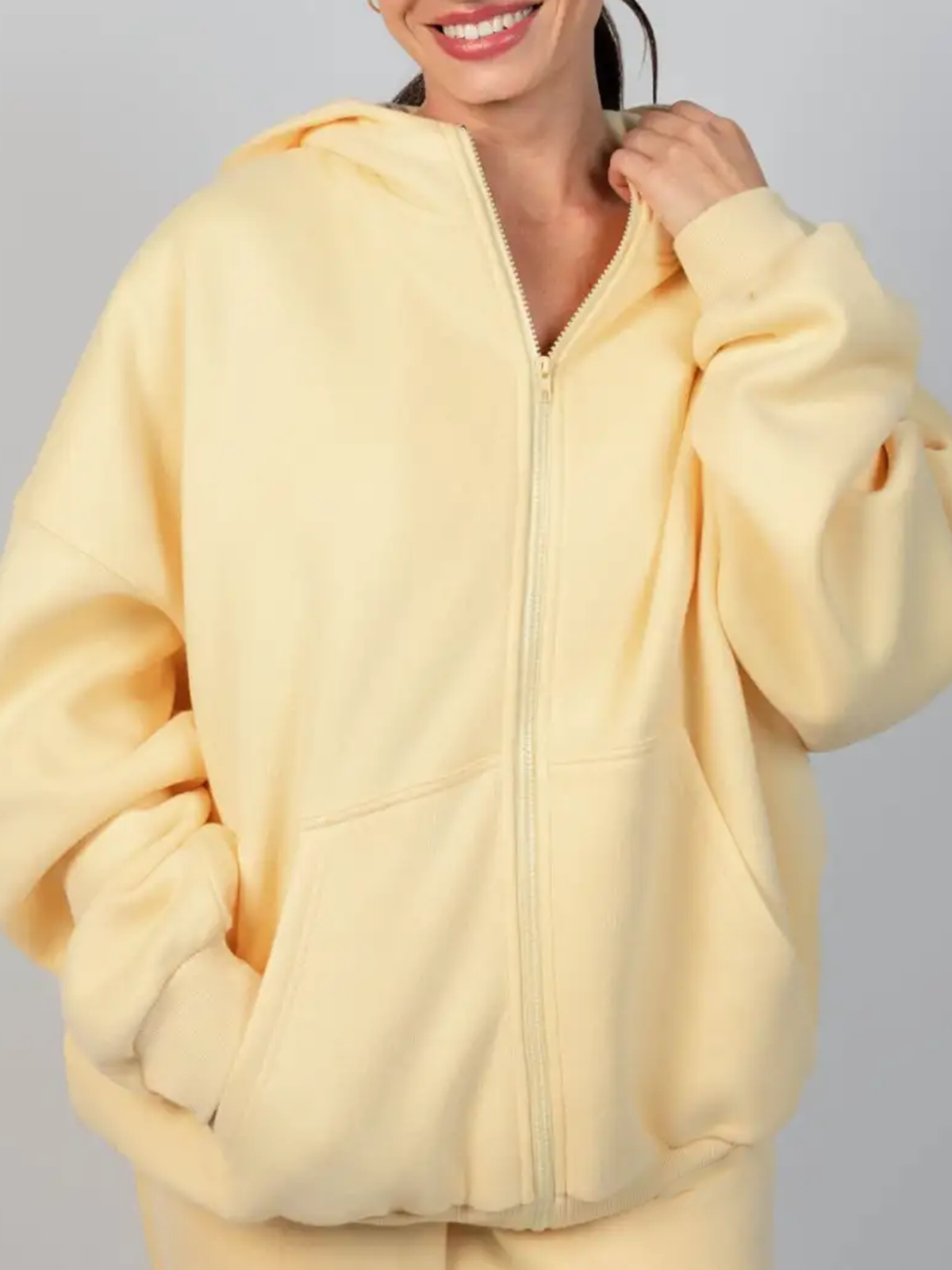 Pastel Zip Hoodie