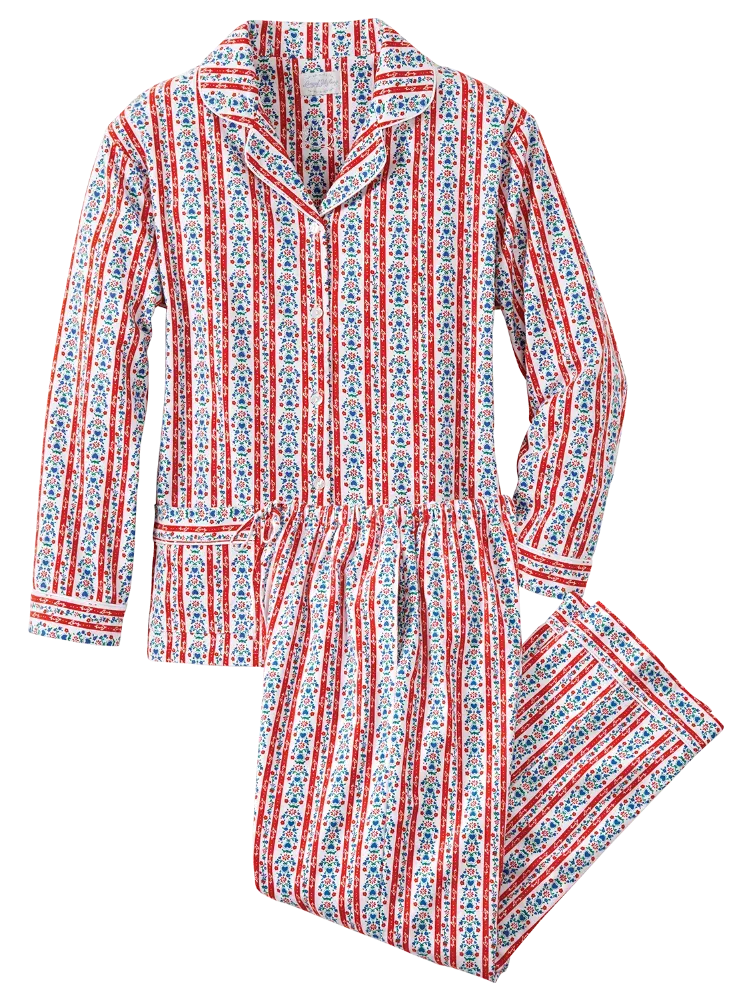 Lanz Tyrolean Flannel Pajamas