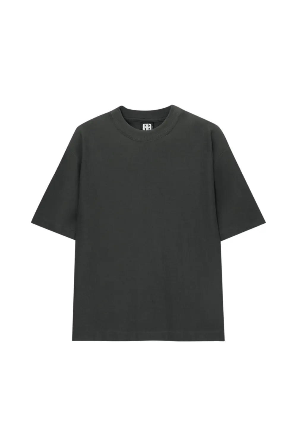 Textured short sleeve sweatshirt
