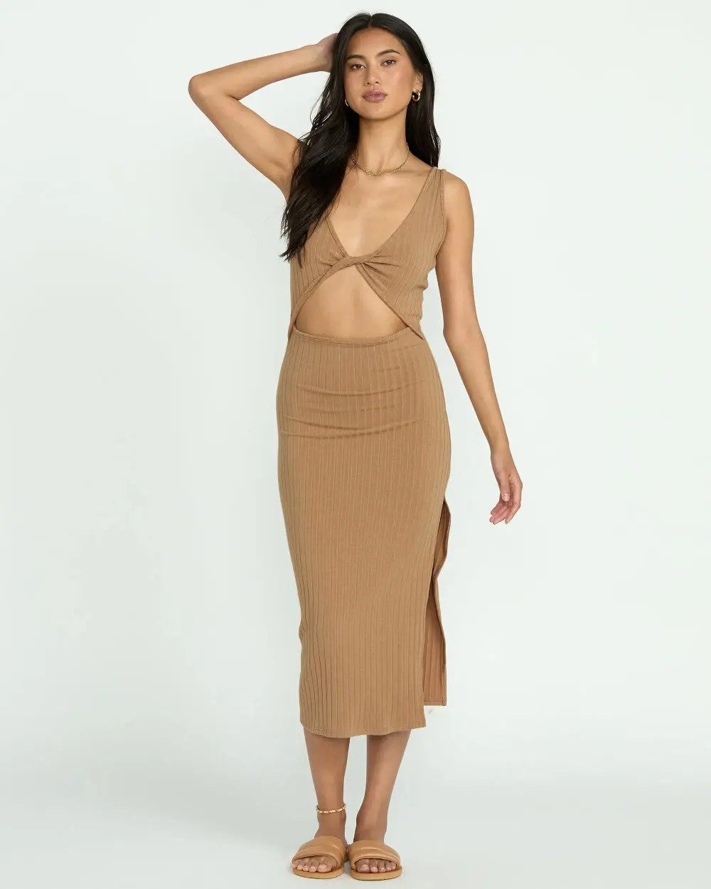 Take A Look Dress - Rose Brown