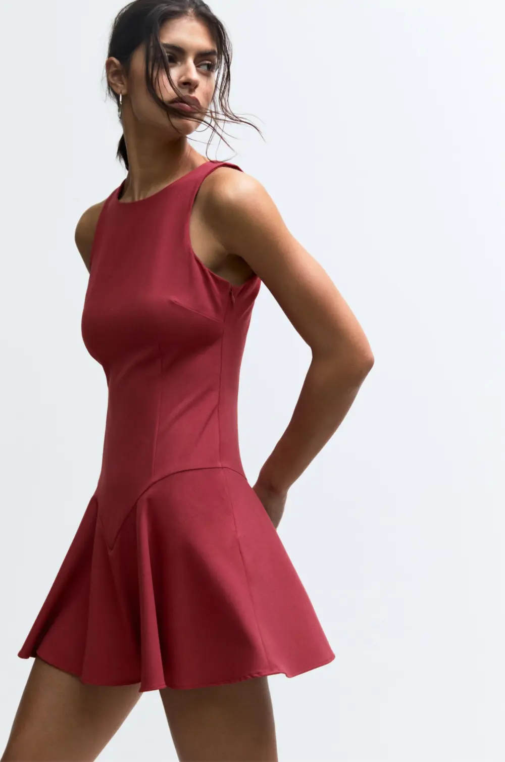 Vestido corto bailarina