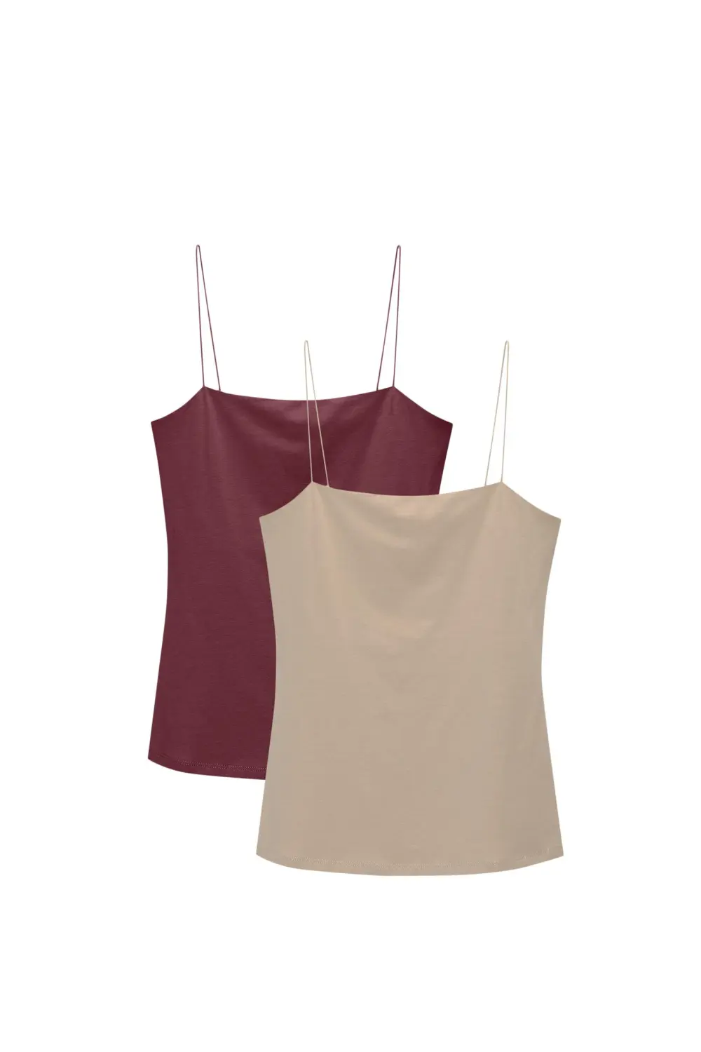 Pack of 2 tops with straps