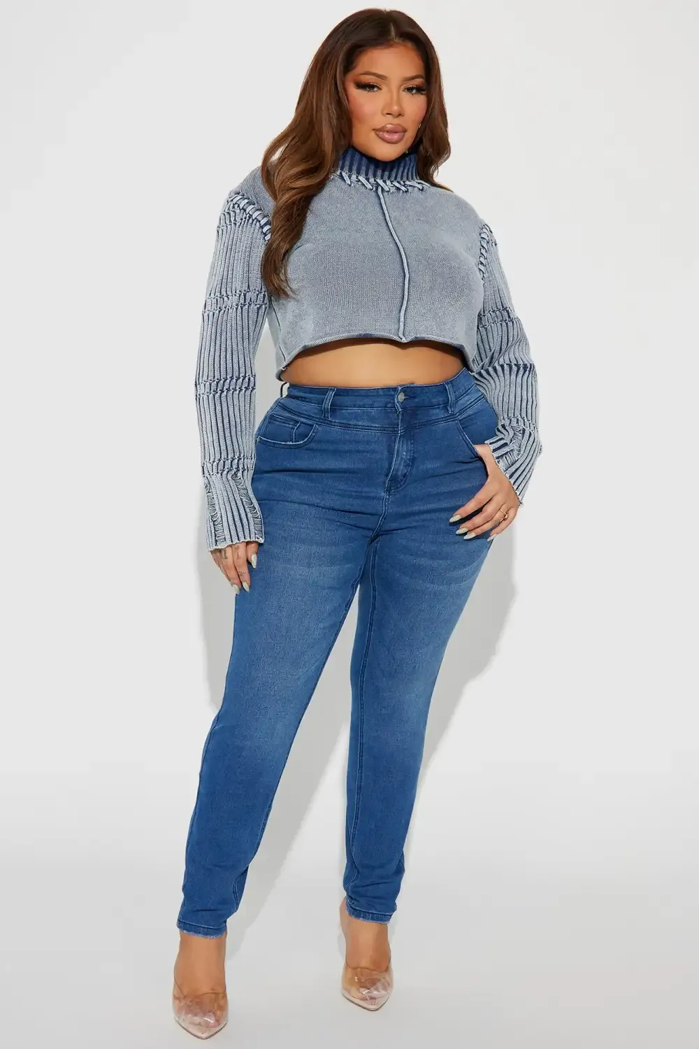 Kaya Stretch Curvy Skinny Jean - Dark Wash