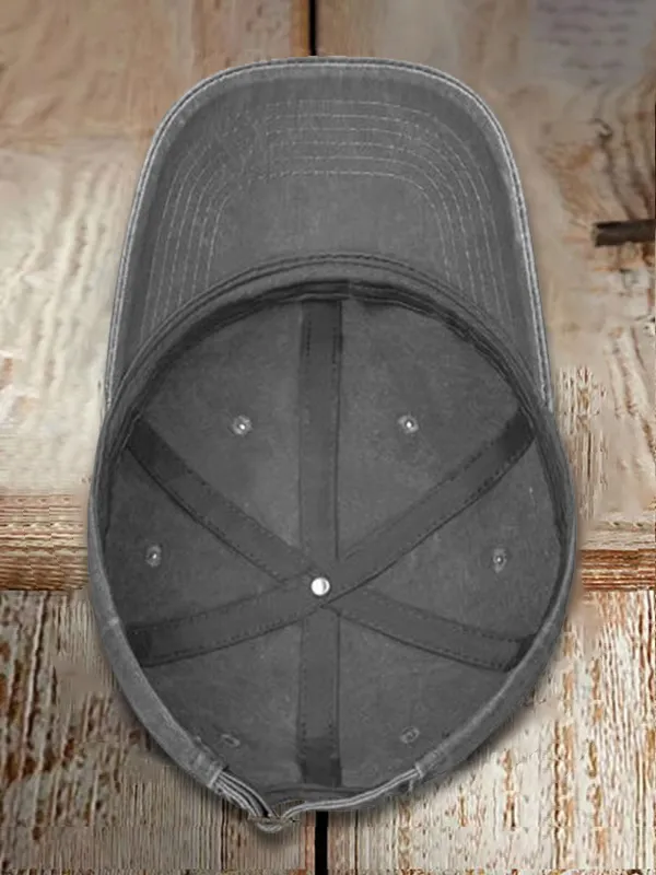 Unisex Distressed Washed Cotton Animal 