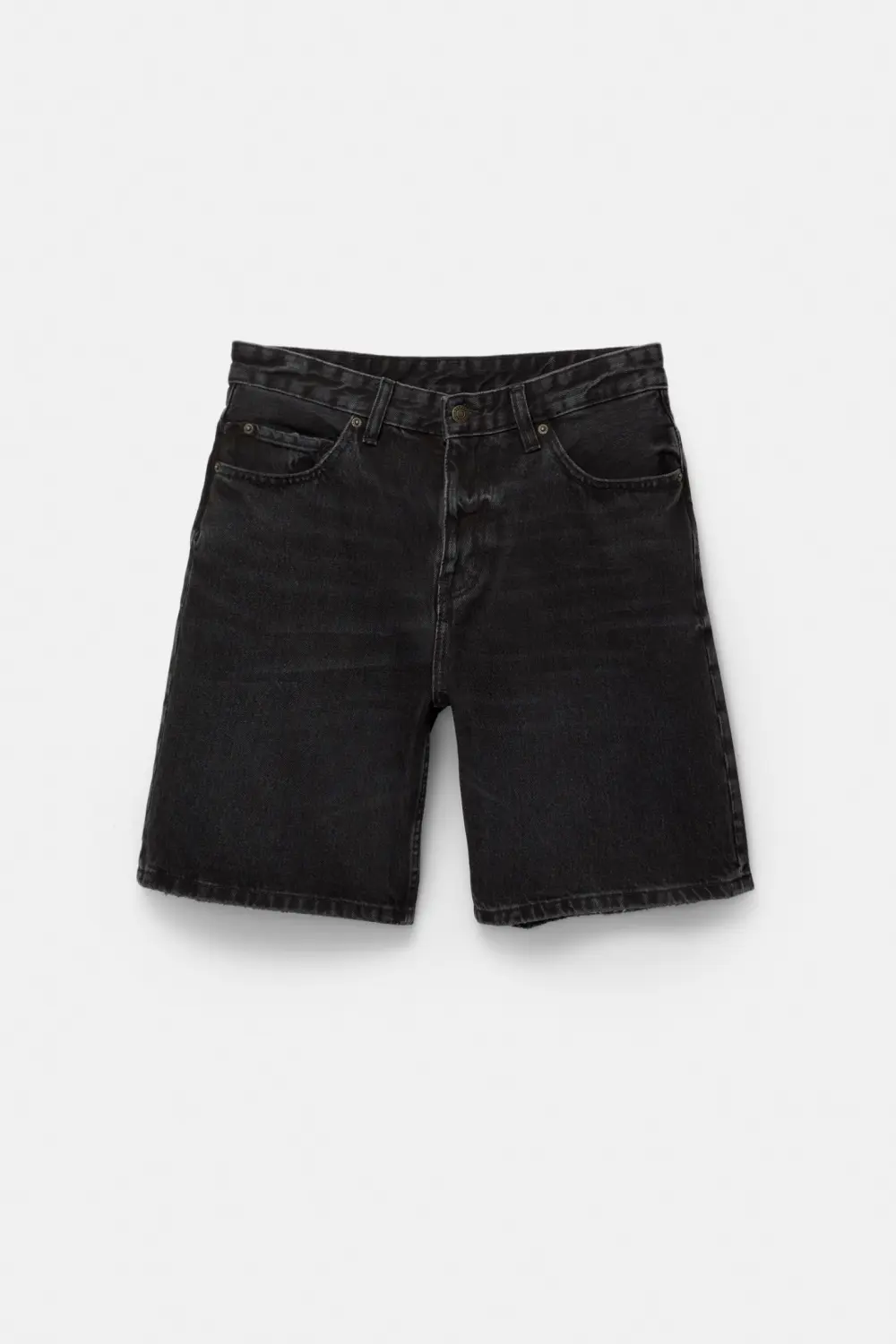 Standard denim Bermuda shorts