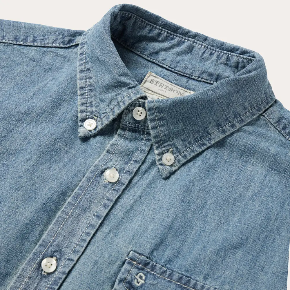 Chambray Button-Down Shirt