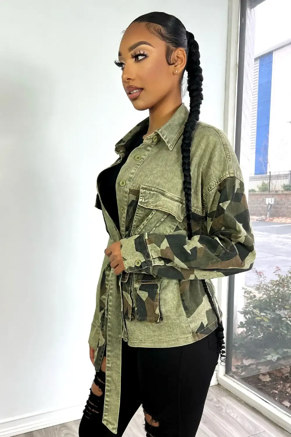 Special Forces Cargo Camo Jacket