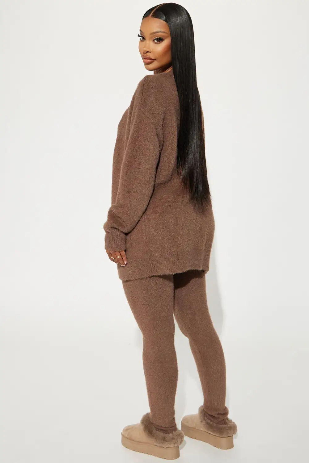 Lola Sweater Legging Set - Mocha
