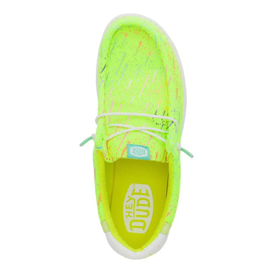 Wally Party Mesh - Lime Punch/White