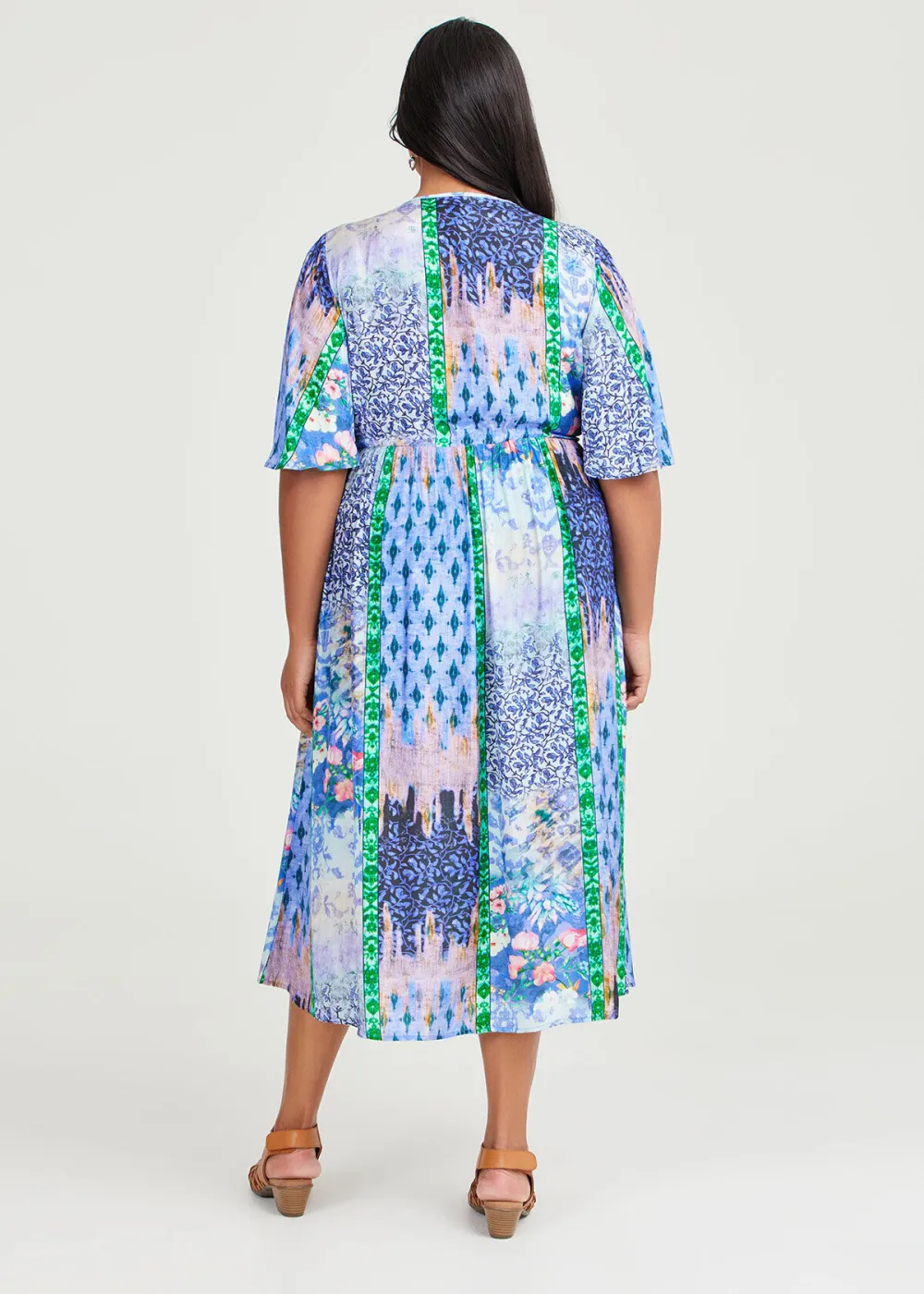 Natural Zinnia Summer Dress