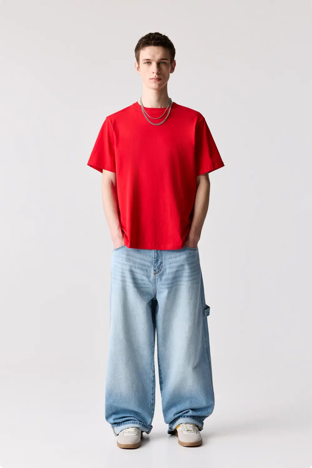 Basic short sleeve cotton T-shirt