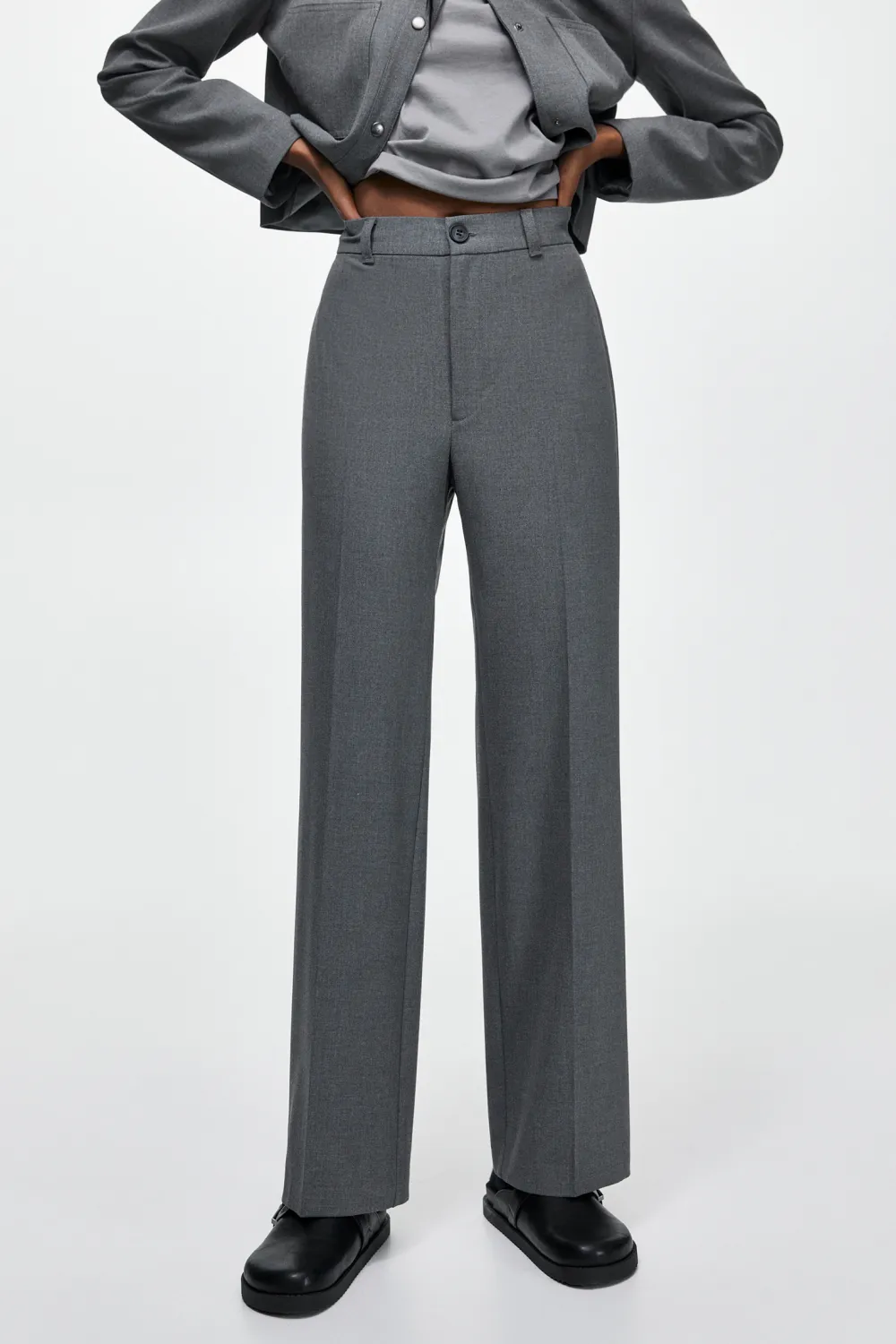 Pantalón de vestir recto