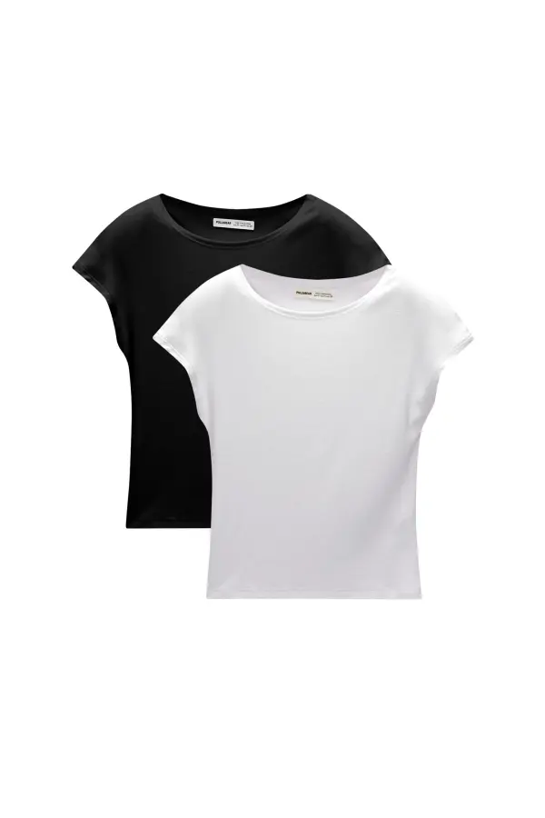 Pack 2 camisetas ajustadas
