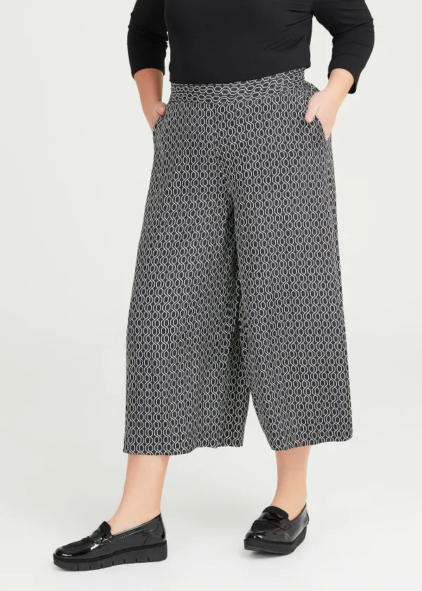 Natural Geo Crop Pant