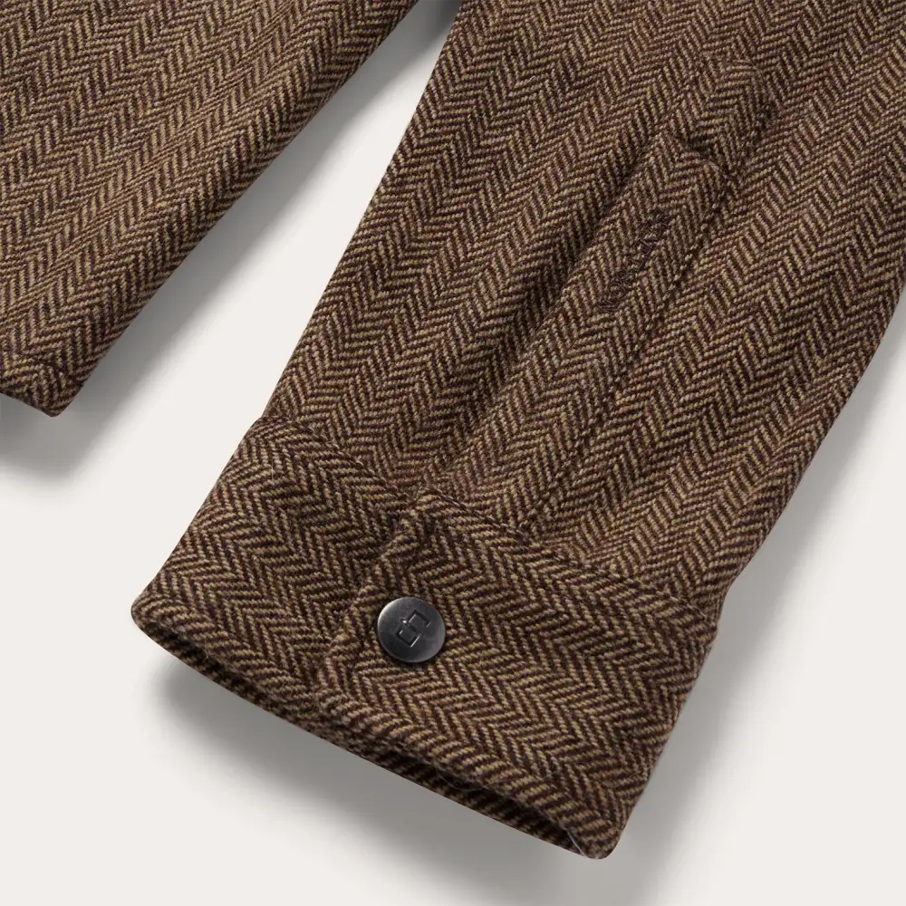 Herringbone Shirt Jacket