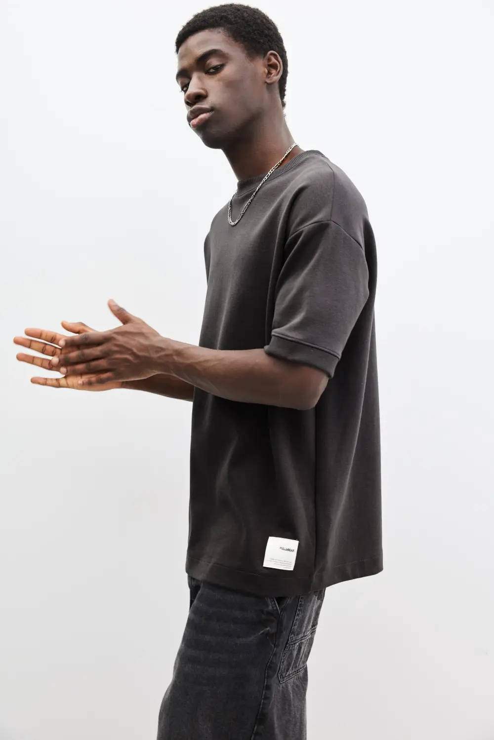 Interlock short sleeve sweatshirt