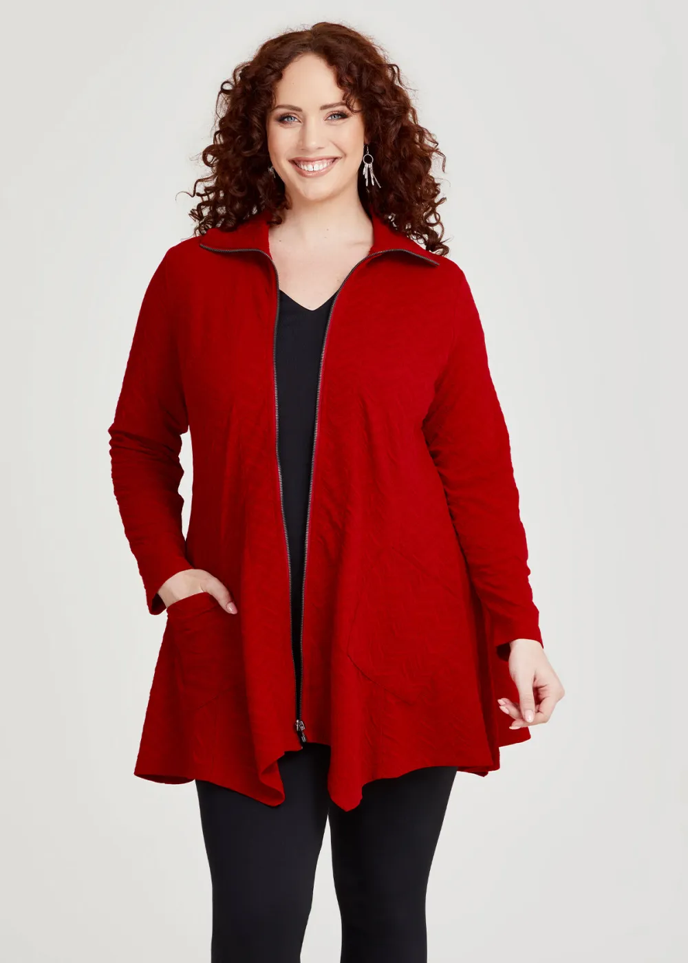 Jacquard Zip Jacket