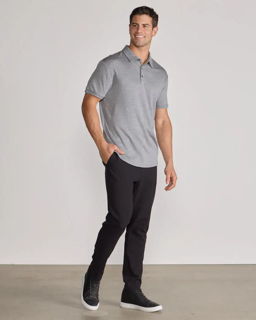 Comfort Wool Short Sleeve Polo