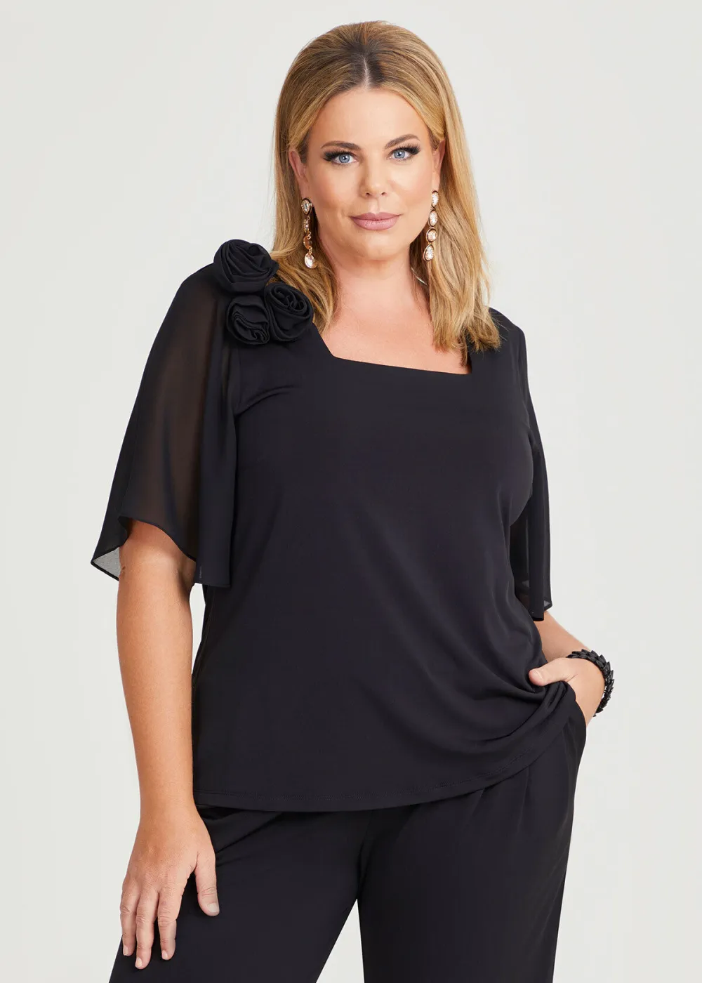 Corsage Party Top