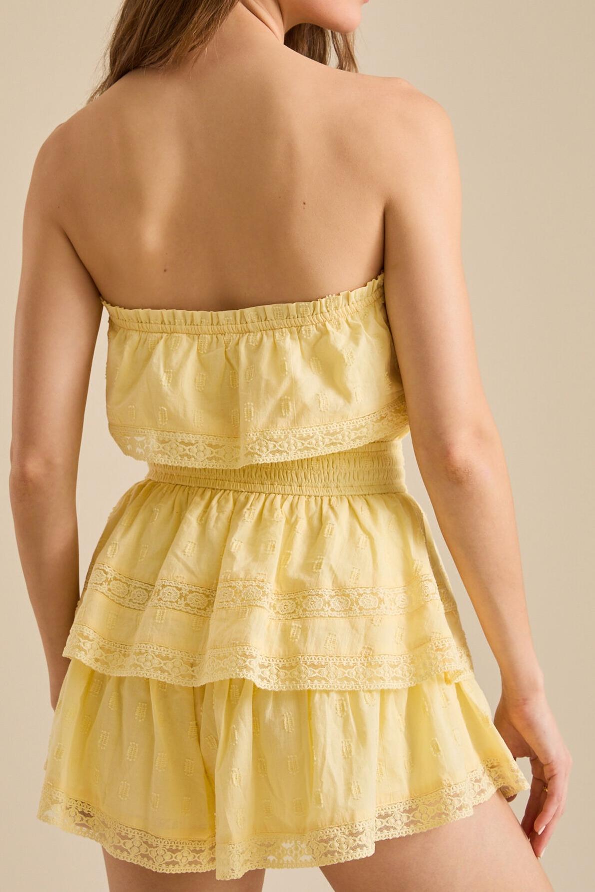 Strapless Romper