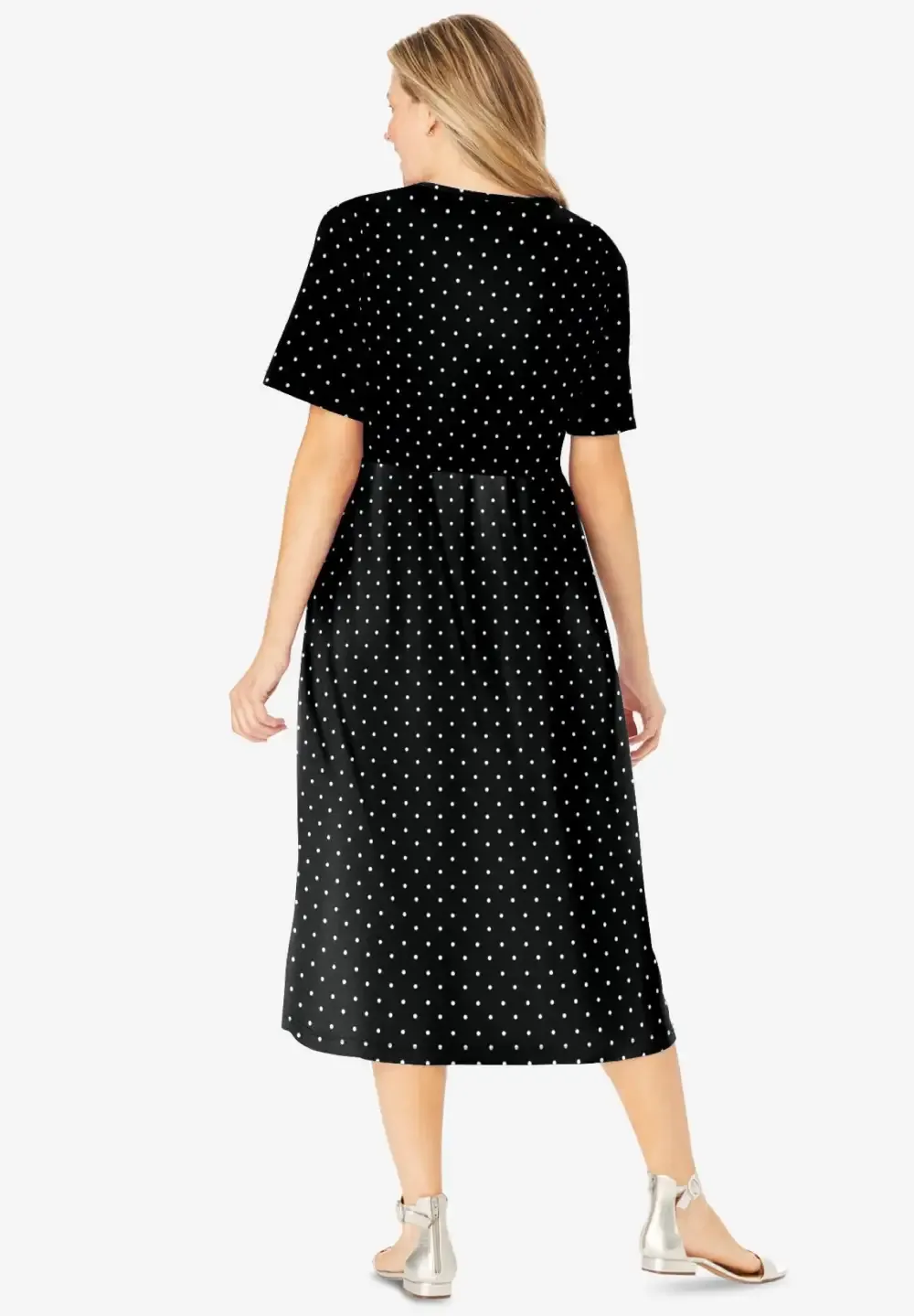 Button-Front Essential Dress