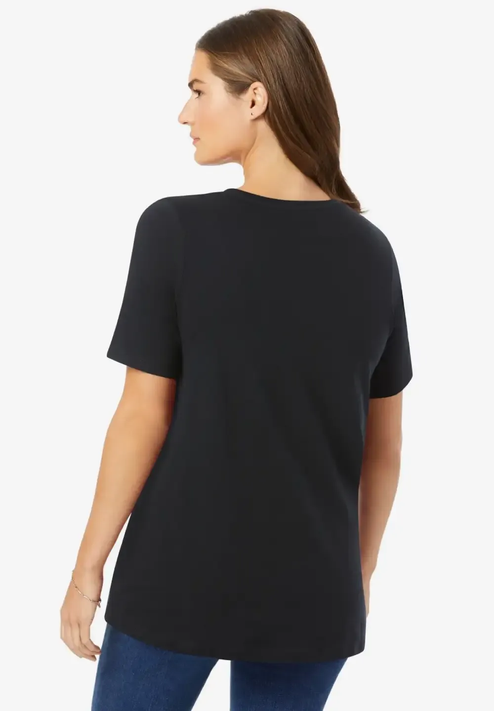 Perfect Short-Sleeve Crewneck Tee