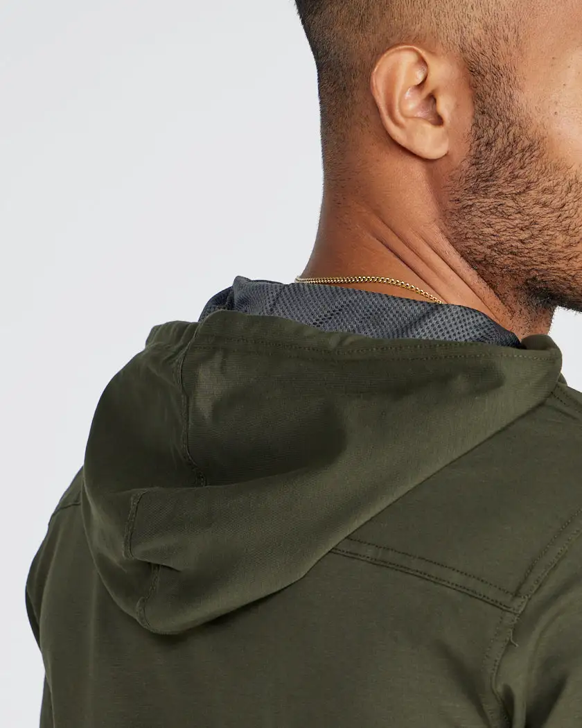 Drop-Cut: Lux Hooded Henley