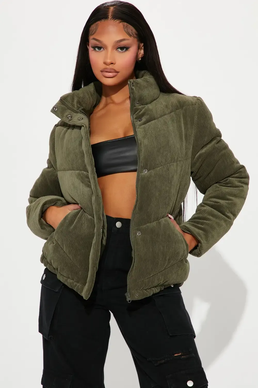 By The Campfire Corduroy Jacket - Olive