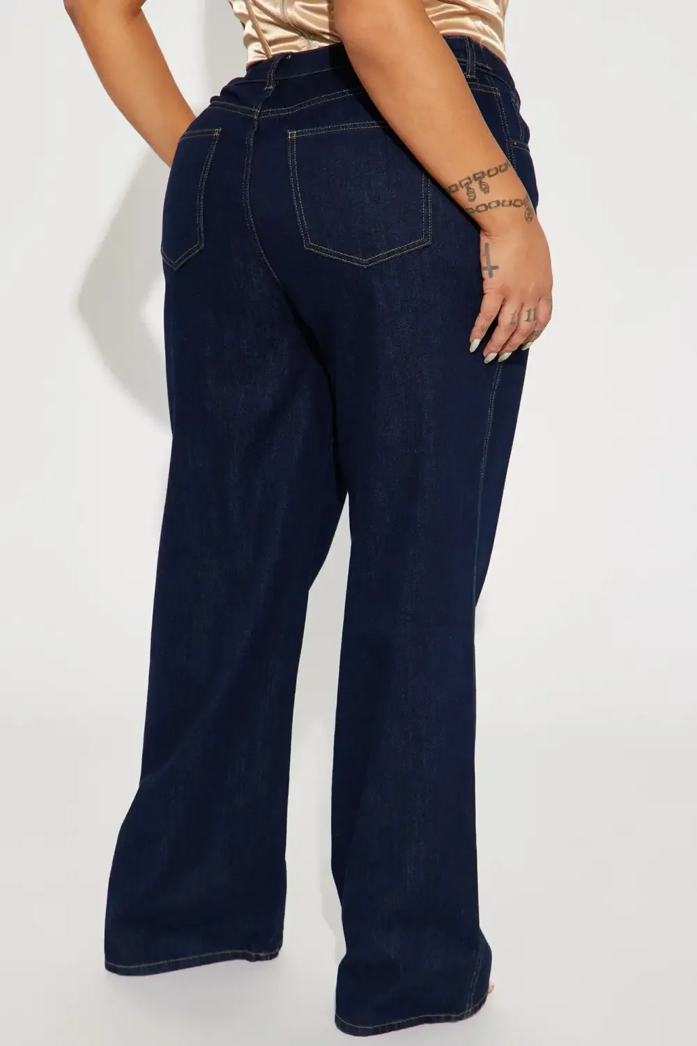 This Just In Loose Straight Leg Jeans - Dark Wash