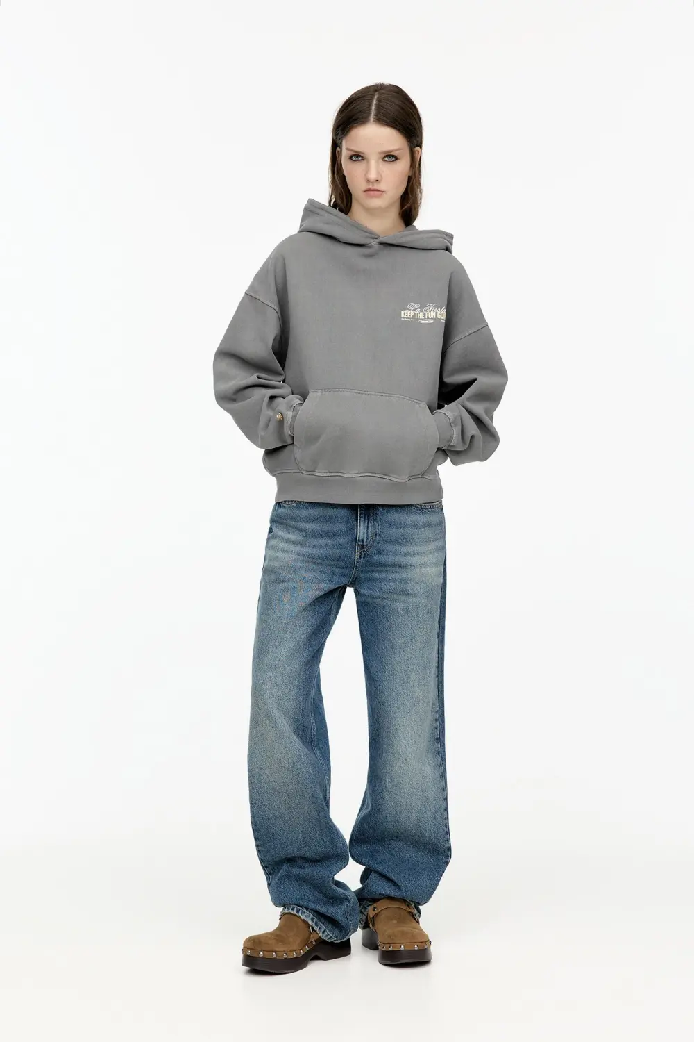 Sudadera capucha boxy