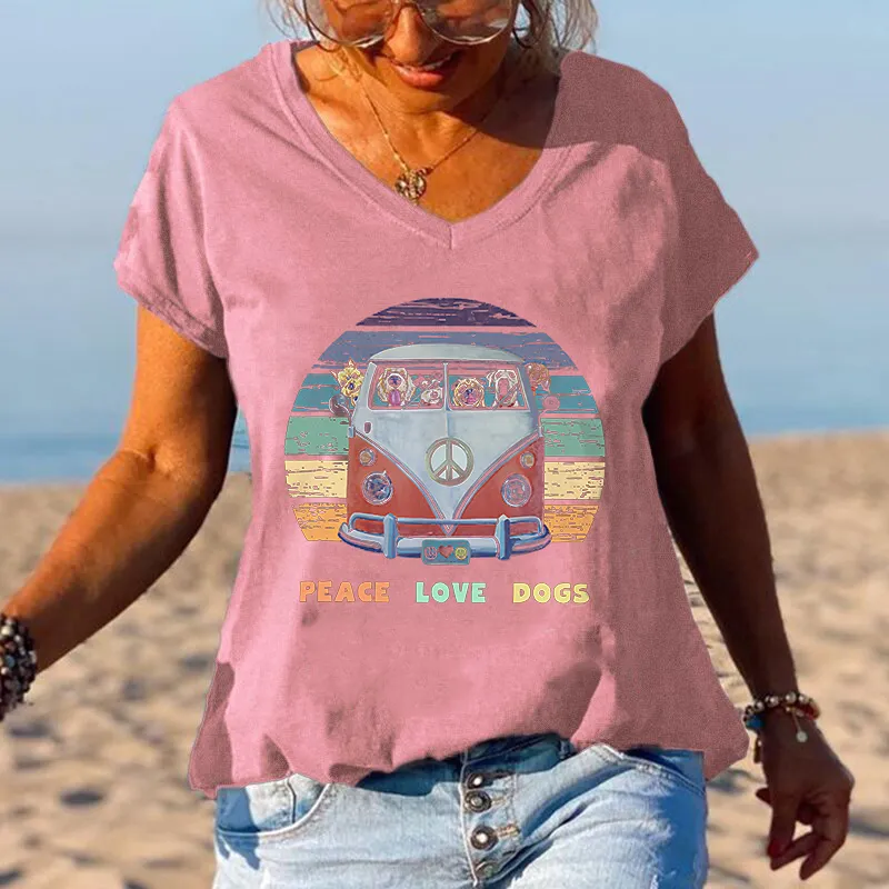 PEACE LOVE DOGS Graphic Tees