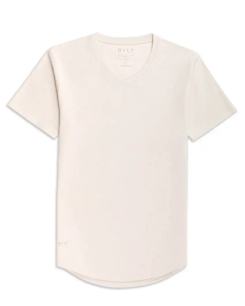 Drop-Cut V-Neck: Lux