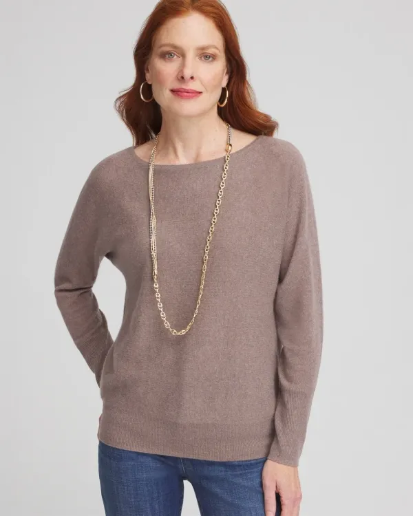Cashmere Bateau Neck Sweater