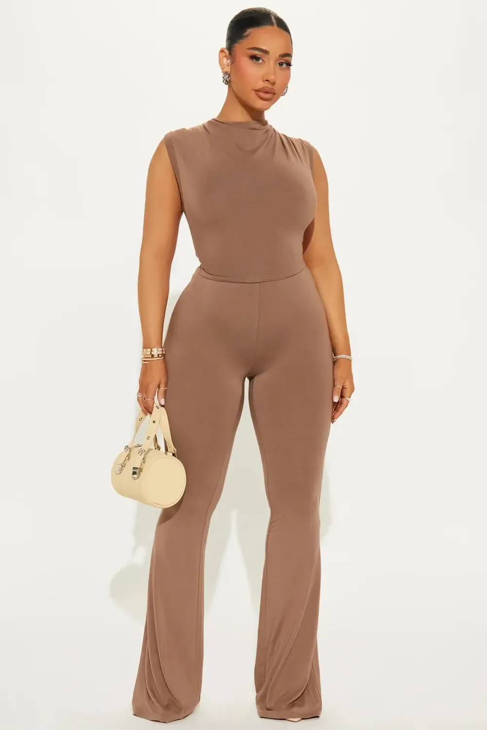 No Vacancy Jumpsuit  - Mocha