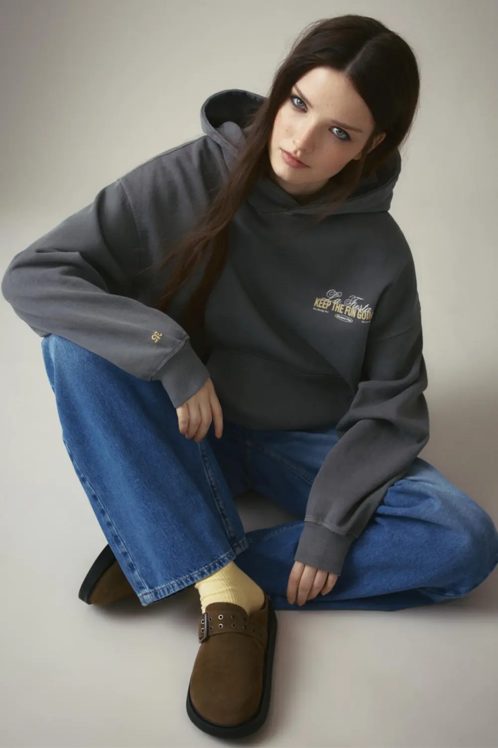 Sudadera capucha boxy