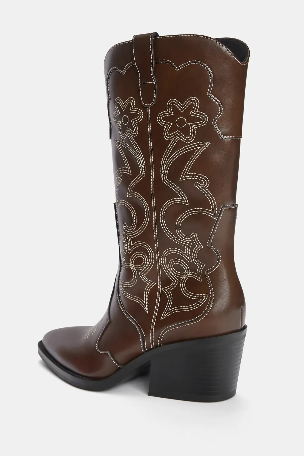 Botas cowboy pespuntes