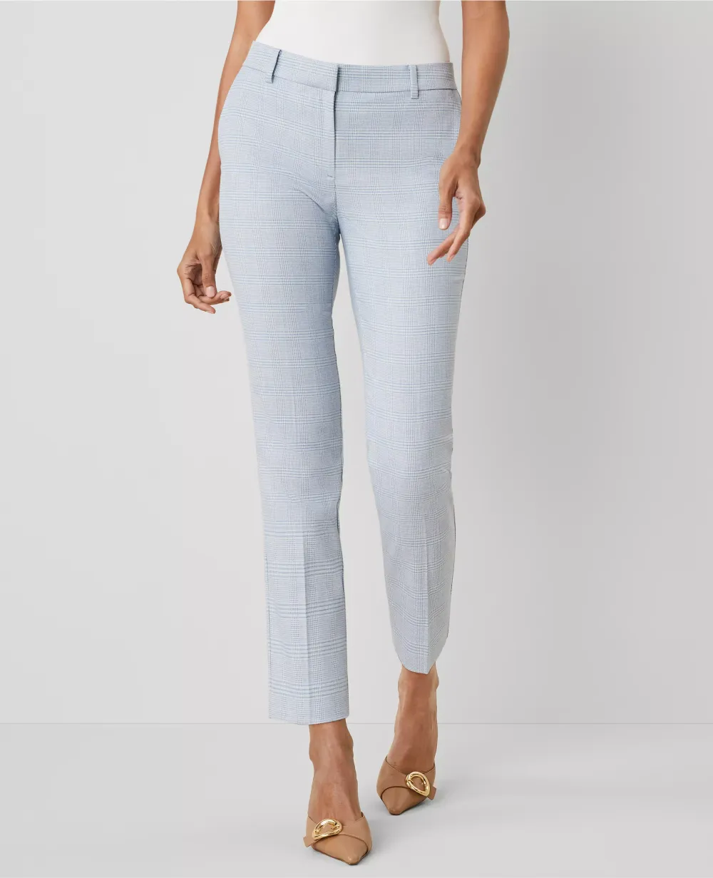The Eva Ankle Pant in Glen Check