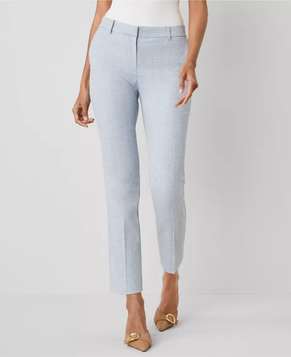 The Eva Ankle Pant in Glen Check