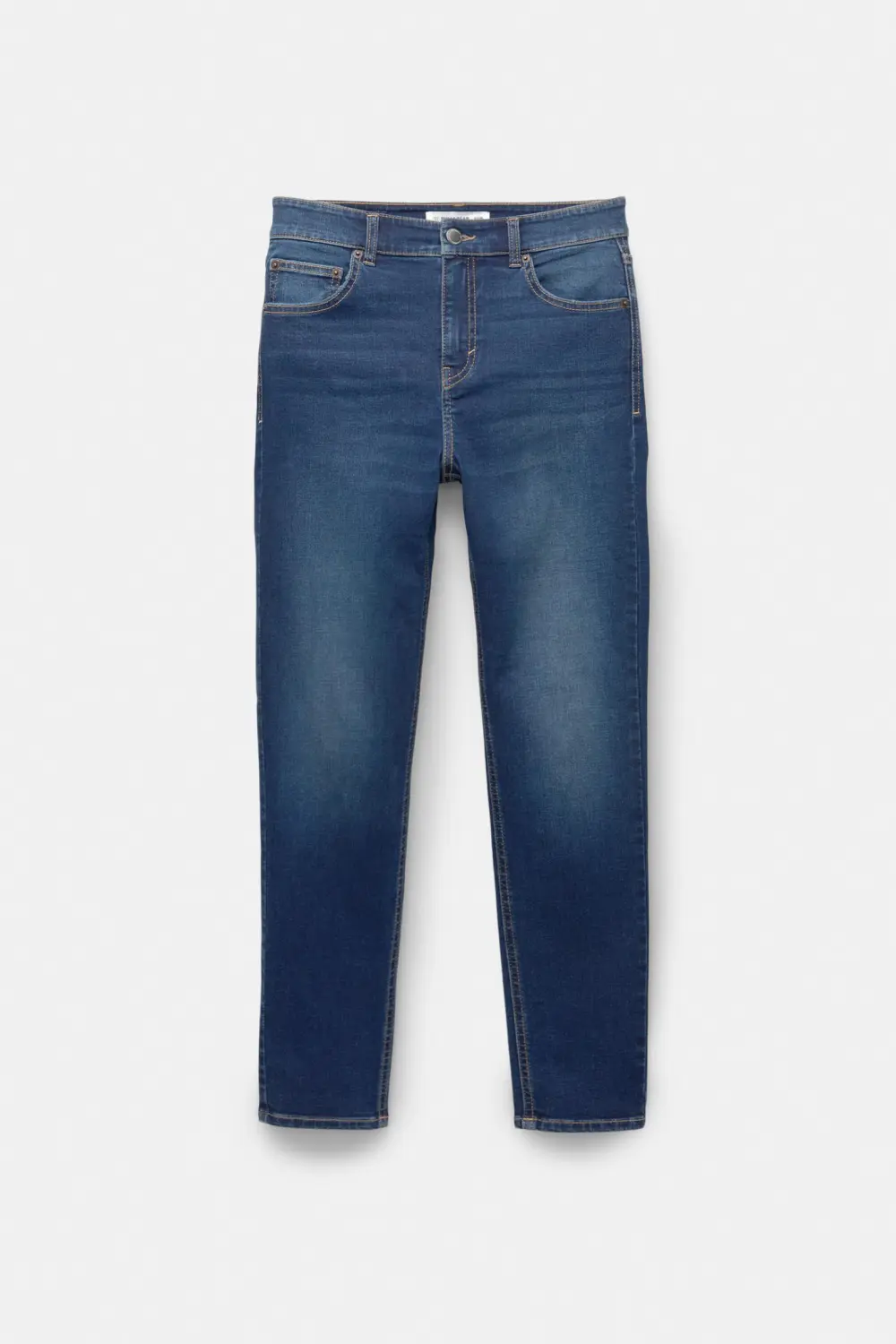 Jeans skinny tiro medio